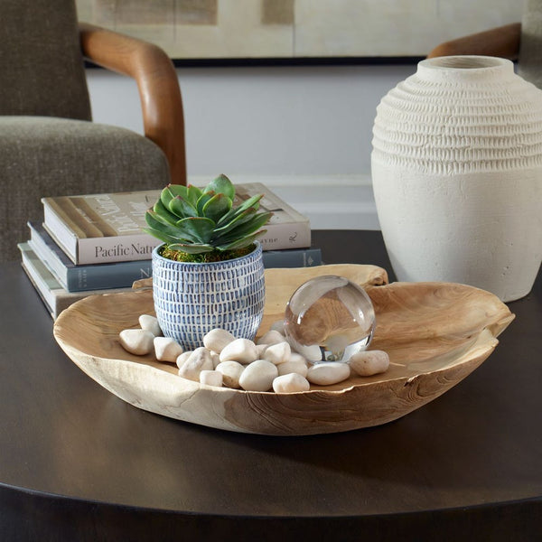 Organic Embrace Outdoor Bowl, 20"Dia x 4"H