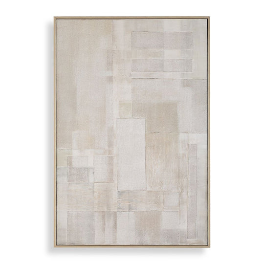 Erase Hand Painted Canvas, 50"W x 74"H