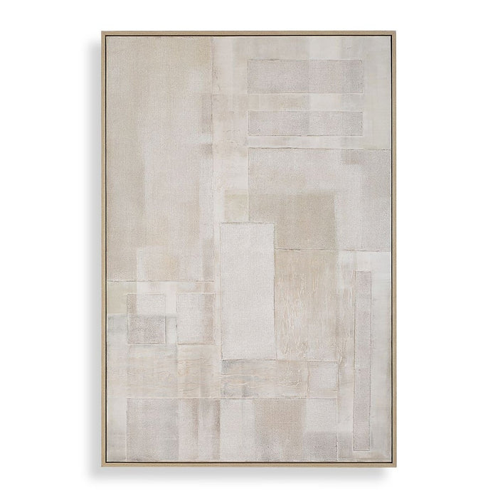 Erase Hand Painted Canvas, 50"W x 74"H
