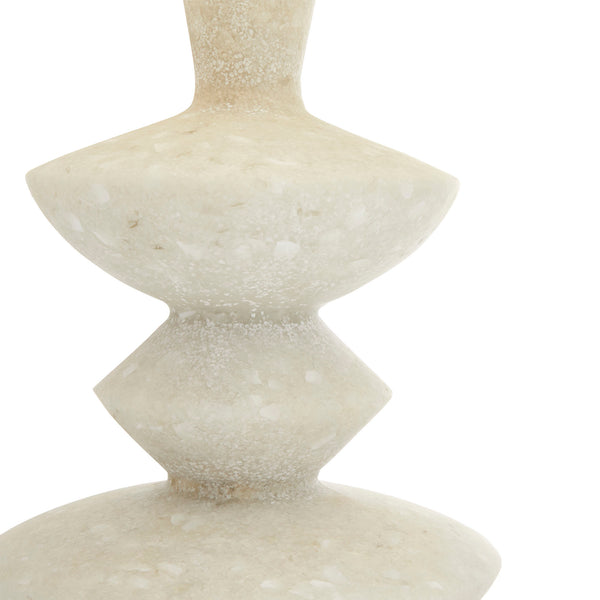 Jillian Lamp, White Glass Stone