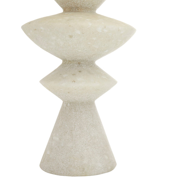 Jillian Lamp, White Glass Stone