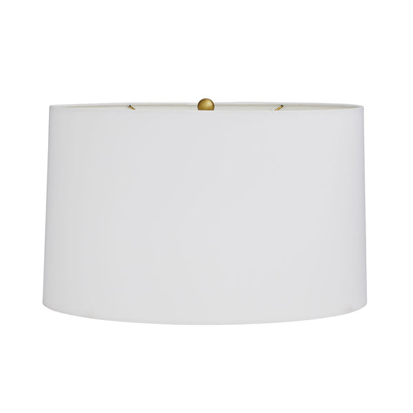 Harleen Lamp, White Ricestone, Charcoal Ricestone