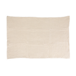 Stonewashed Cotton Waffle Weave Tea Towel, Natural