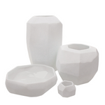 Cubistic Tall Vase, Opal