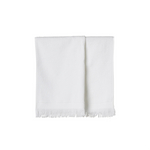Ribbed Bath Collection, White