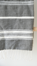 Aden Cotton Hand Towel, Grey