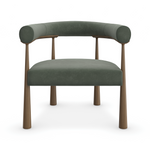 Bali Accent Chair, Sage Green Velvet