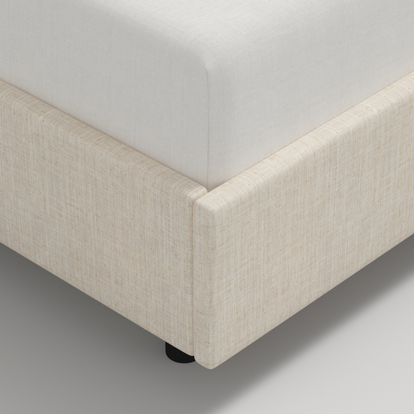 Abbie Bed, Talc Linen, King/Queen/Full/Twin