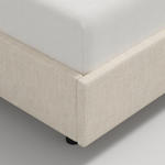 Abbie Bed, Talc Linen, King/Queen/Full/Twin
