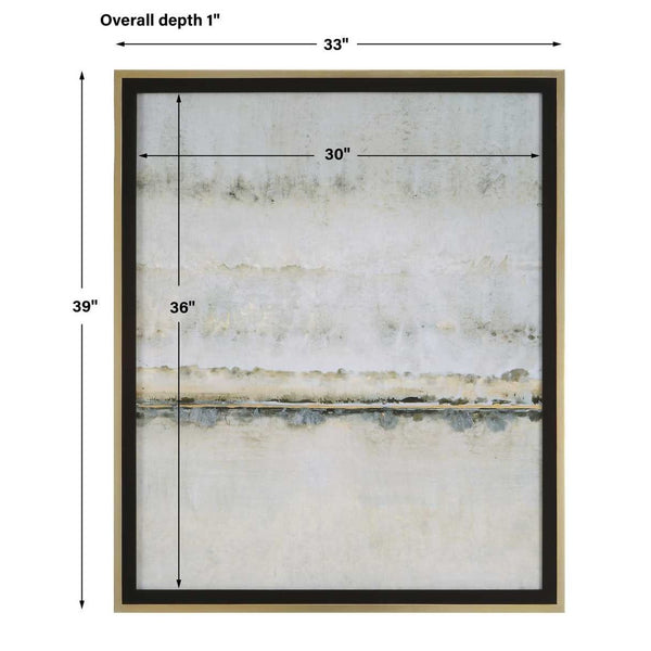 Gilded Horizon Framed Print, 33"W x 39"H