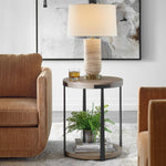 Palisade Side Table, Natural, 19"Dia x 24"H