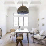 Wisteria Oversized Pendant Grey