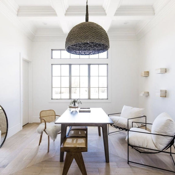 Wisteria Oversized Pendant Grey