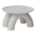 Echo Footed Saucer, White, 10.25"x 6"