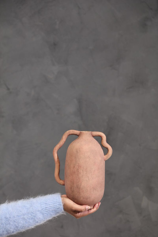 Meander Vase, 10"H