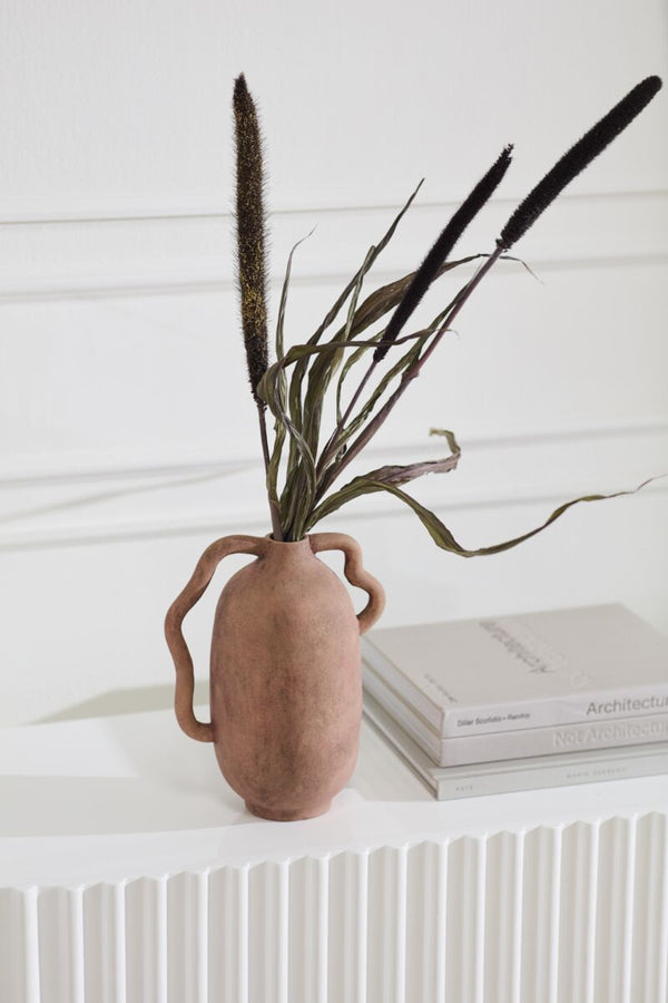Meander Vase, 10"H