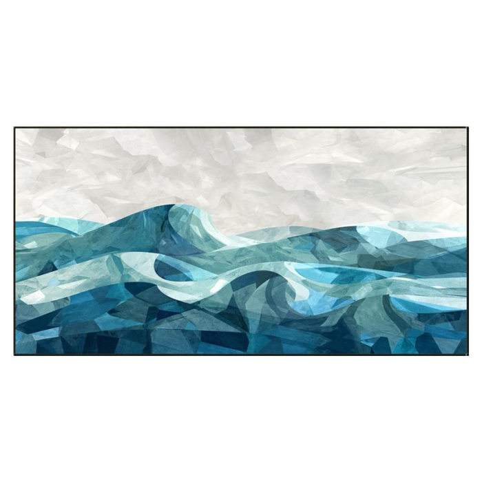 Low Poly Sea, 61.50" x 31.50"