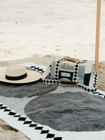 Beach Towel, Green Diamond