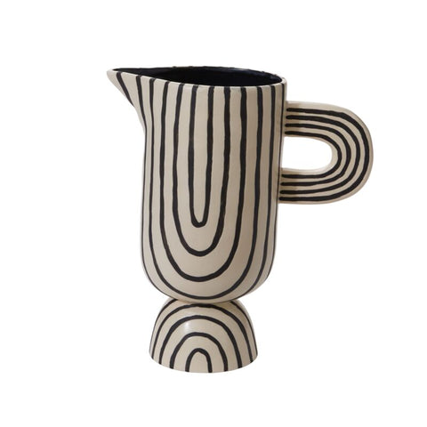 Contour Pitcher, 10.25"H