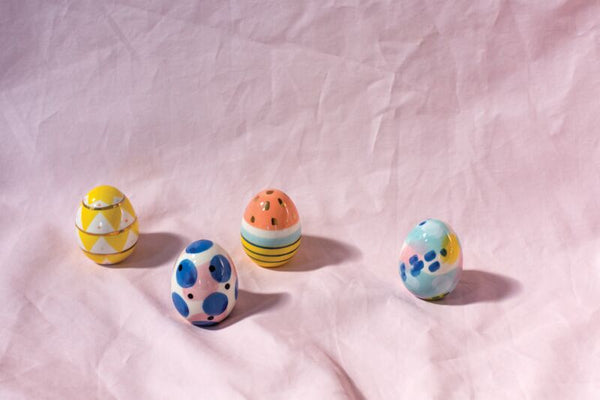 Artistic Eggs, Set of 4