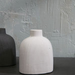 Karis White Bud Vase, 4.25"