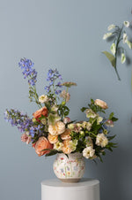 Flower Fields Pot, 5.5"x 5.75"