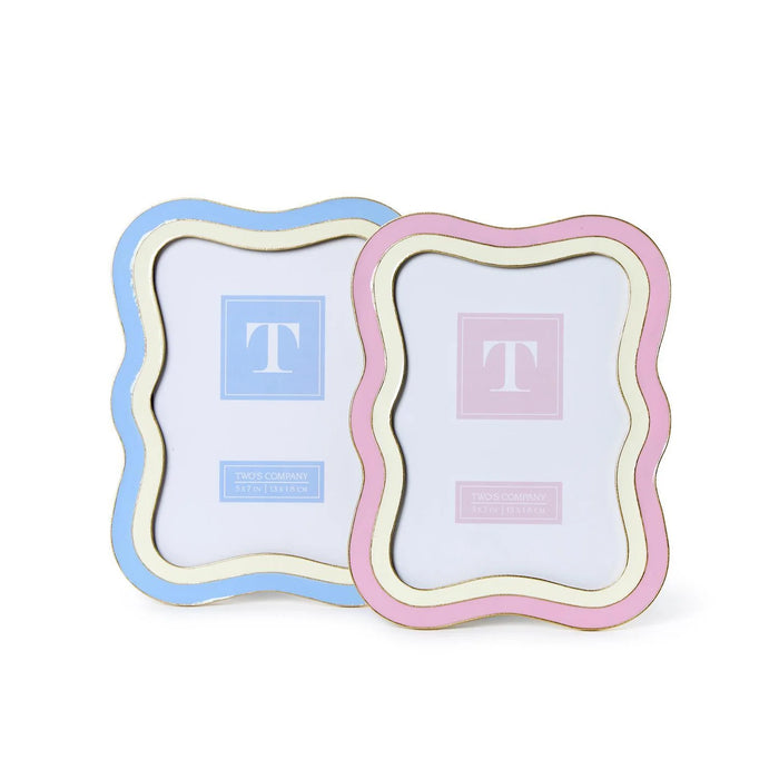 Waves 5" x 7" Photo Frame, 2 Colours, Sold Separately