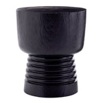 Moana Accent Table, Black Burnt