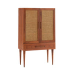 Melrose Cocktail Cabinet, Satin Walnut