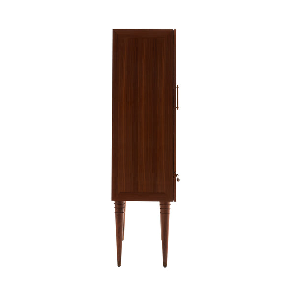 Melrose Cocktail Cabinet, Satin Walnut