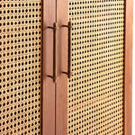 Melrose Cocktail Cabinet, Satin Walnut