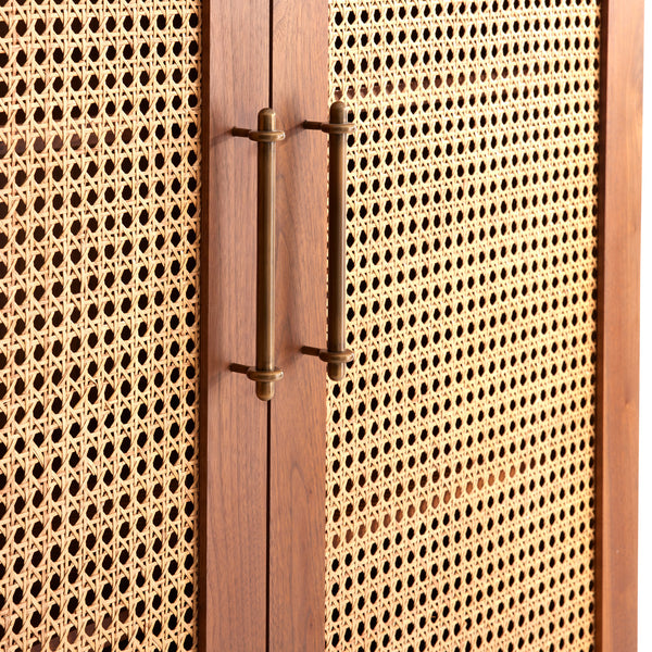 Melrose Cocktail Cabinet, Satin Walnut