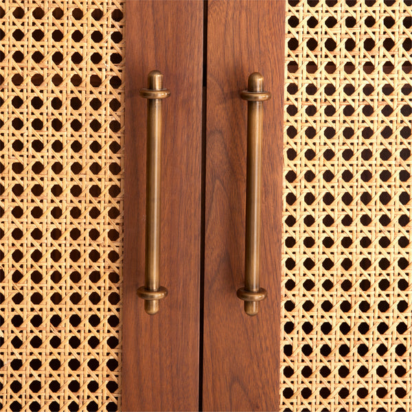 Melrose Cocktail Cabinet, Satin Walnut