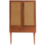 Melrose Cocktail Cabinet, Satin Walnut