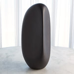 River Stone Vase, Black, Large