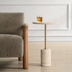 Malya Accent Table, 14"Dia x 24"H