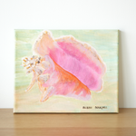 Conch Shell III, Original Art, 10"W x 8"H