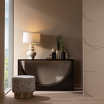 Worland Lamp, Matte Ivory, Ceramic