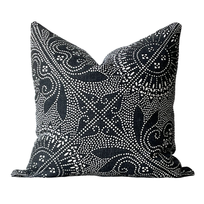 Dark Daydream - Black, 20" x 20"