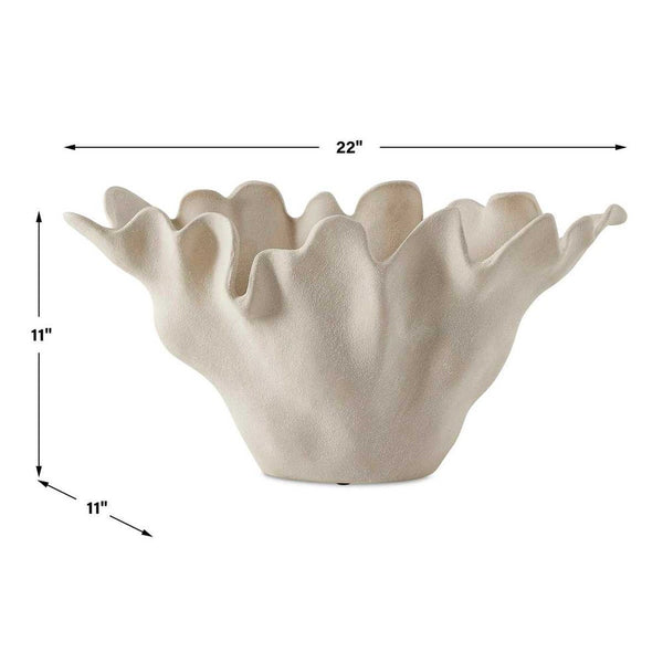 Sand Dune Indoor-Outdoor Bowl,  22"W x 11"H x 11"D