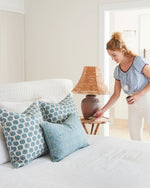 Hera Suzani Linen Cushion, 20" x 20"