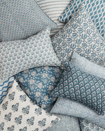 Kythira Mineral Linen Cushion, 22" x 22"