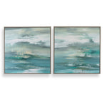 Tranquil State of Mind, Framed Canvas, 2 Styles, 38"W x 38"H