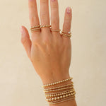 5MM Signature Bracelet, Gold and Silver