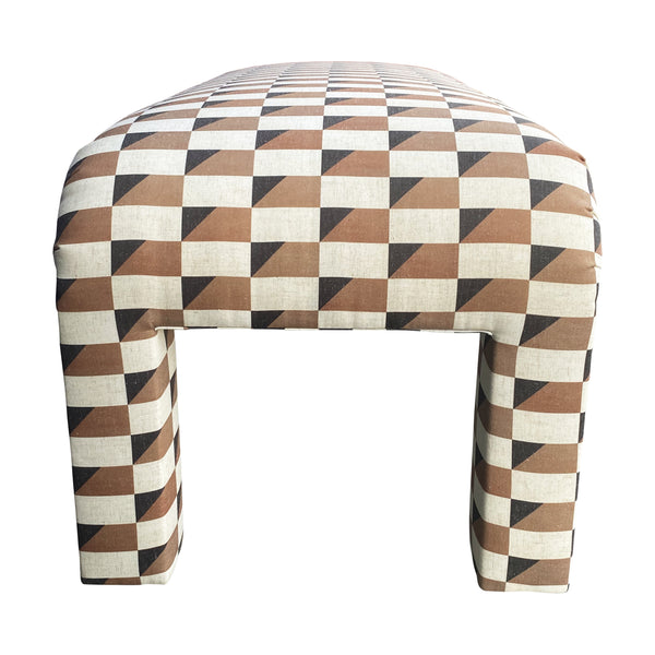 Hazel Bench, Cadet Nutmeg, 48”W x 21”D x 18”H