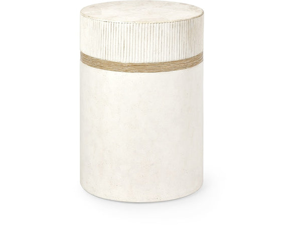 Cienaga Side Table, 13"Dia x 18.75"H