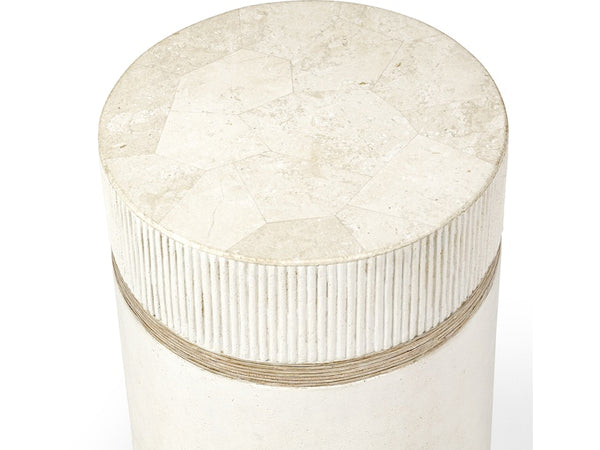 Cienaga Side Table, 13"Dia x 18.75"H