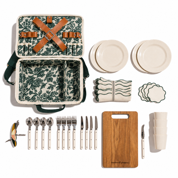 The Picnic Set - Terry Green Stripe