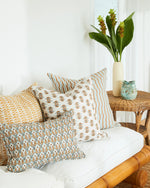 Fiore Sahara Linen Cushion, 20" x 20"