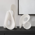Silent Wave Indoor-Outdoor Sculptures, S/2